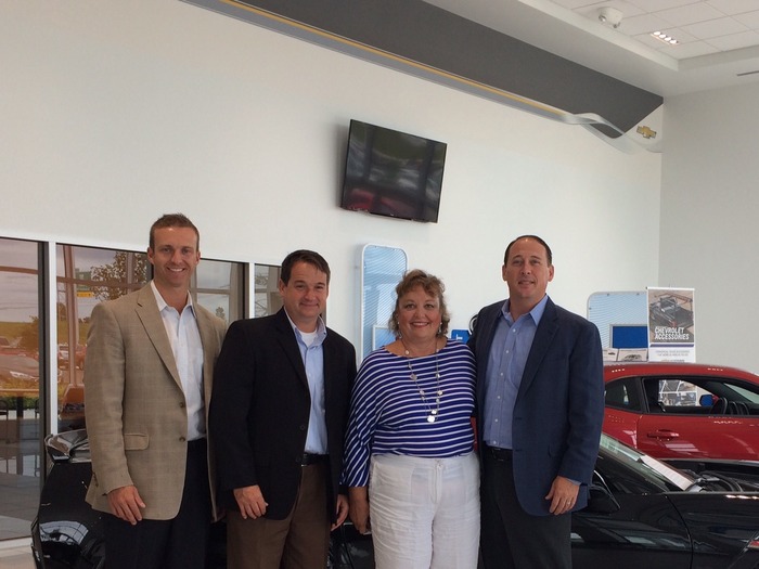 Left to right: Zach Doran, Joe Cannon, Rep. Cheryl Grossman, and George Kauffman