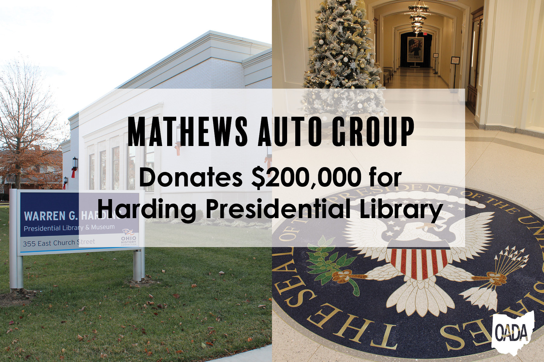 Mathews Auto Group Donation Slide